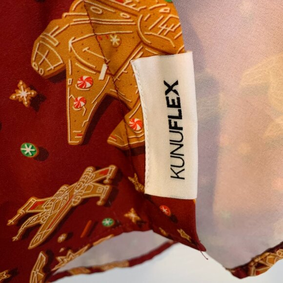 RSVLTS Men's Holiday Star Wars Button Down Shirt Size XL Christmas Rebel Crumbs - Picture 10 of 11